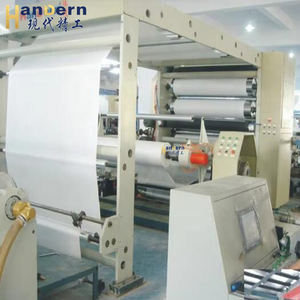 Máquina de película fundida de TPU/EVA de un solo tornillo de coextrusión multicapa Bomba Control PLC Guantes de alta precisión Ropa con PE PET - Product Image 6