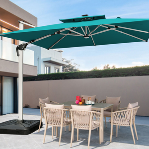 Nouveauté Parasol de patio <span class=keywords><strong>en</strong></span> porte-à-faux à commande hydraulique de 10 pieds Parasol d'extérieur solide pour cour hôtel et plage <span class=keywords><strong>en</strong></span> vente - Product Image 1