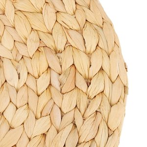 Wholesale Custom Natural Woven Water Hyacinth Placemats Seagrass Thick Rattan <strong>Round</strong> Non-Slip Handmade Braided Dinner <strong>Tablemat</strong> - Product Image 4