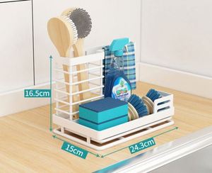 Drain <b>Rack</b> <b>Kitchen</b> Organizer <b>Rack</b> Shelf <b>Storage</b> Customized Draining <b>Rack</b> <b>Kitchen</b> Sink Drying Shelf Organizer Wholesale - Product Image 6