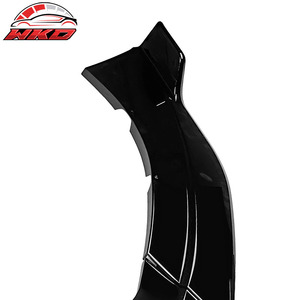 Convient pour Ford Mustang Ecoboost 2015-2017, lèvre de pare-chocs avant style IKON V2, noir brillant - Product Image 4