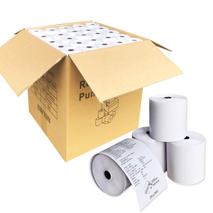 Rouleaux de papier thermique de qualité supérieure OEM ODM 57x40mm pour caisse enregistreuse <span class=keywords><strong>carte</strong></span> de crédit usine rouleau de caisse bon marché - Product Image 6