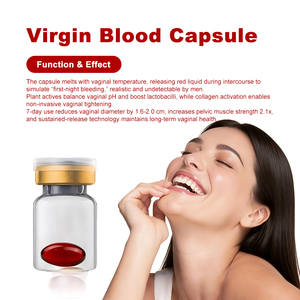 XINHEYU Grossistes Capsules de sang artificiel naturel à base de plantes pour femmes, capsules d'hymen de sang vierge, pour reconstituer la première nuit - Product Image 3