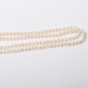 Colliers semi-finis en perles d'eau douce naturelles de haute qualité, 4-5 mm, 100 % naturelles, petites perles rondes, impeccables et propres - Product Image 2