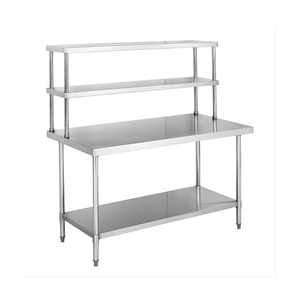 Tavolo da lavoro ristorante commerciale tavolo da cucina in acciaio inox panca da cucina - Product Image 4