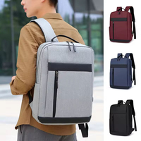 Mochila para Portátil de Viaje de Negocios con Logotipo Personalizado, Gran Capacidad, Diseño USB, Mochila Escolar para Computadora