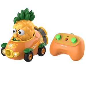 Flytec Y02 2.4GHz Mini RC Car Pineapple Shape 360° Rotation Remote Control Electric Toy Car for Kids Gift - Product Image 1