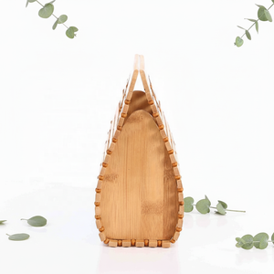 Borsa a Mano Artigianale in Bambù per Donna, Formato Piccolo, Colore Unico, Prezzo Conveniente, Adatta per Primavera, Estate e Inverno - Product Image 2