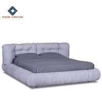 Superbequemes Milano Nordic Echtleder-Sofabett-Möbelset aus Nubukleder