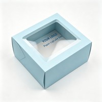 Boîte d'emballage en papier biodégradable de qualité alimentaire pour biscuits, chocolats, beignets, pains, gâteaux et snacks, personnalisable, prix usine, vente en gros