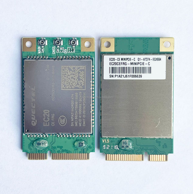 QUECTEL EC20CE FRG PCIe-C Ethernet Module DFOTA/VoLTE -30C +75C Working Temperature Voice GPS Beidou Diversity Module