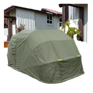 <span class=keywords><strong>Garage</strong></span> individuel moderne préfabriqué, abri en tente, PVC résistant, <span class=keywords><strong>bois</strong></span>, métal, design pliable portable pour une utilisation en intérieur et en extérieur - Product Image 6