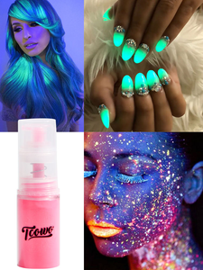 12 couleurs Fluorescent Phosphor Pigment Luminescent Glow in the Dark Pigment Powder Poudre Lumineuse pour Ongles Résine Peinture Encre - Product Image 4