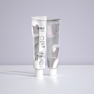 Tube cosmétique en aluminium personnalisé en usine, tube métallique pliable pour lotion, tubes de dentifrice et de lotion recyclables - Product Image 2