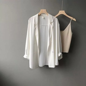 Liu <span class=keywords><strong>Ming</strong></span> nuevo Otoño Invierno mujer moda coreana Streetwear prendas de vestir Chaqueta larga Blazer abrigos - Product Image 3