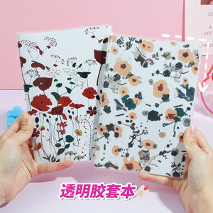 Cahier de notes mignon en papier d'impression DIY Diary Canvas Cartoon Kawaii Plant flowers Notebook Planner Scrapbook Gift for friends - Product Image 2