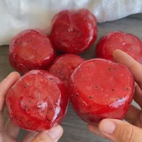 Jouet sensoriel anti-stress en caoutchouc à rebond lent, en forme de pastèque, de pomme de terre, de baie de laurier et de noix de coco, avec contrôle sonore, pour filles