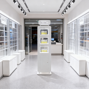 Exhibidor de Perfumes Acrílico Fanghua con Luz LED para Tienda de Perfumes, Estante para Botellas de Perfume, para Bodas - Product Image 4