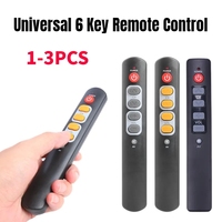 Shugu universel 6 touches gros boutons apprentissage télécommande contrôleur intelligent pour TV STB DVD DVB HiFi magnétoscope