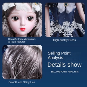 Set de Muñeca Princesa Grande de 60 cm con Accesorios de Boda Regalo para Niñas - Product Image 4