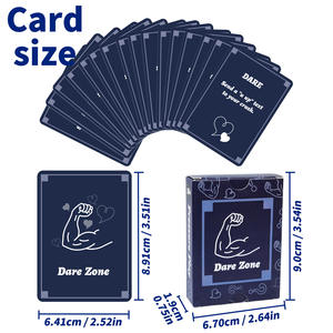 50 cartes de jeu de société interactives en papier pour les rassemblements entre amis et collègues, amusantes et avec <span class=keywords><strong>des</strong></span> <span class=keywords><strong>quiz</strong></span> - Product Image 4