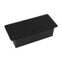 Prise de courant de bureau escamotable Fupai, norme européenne, IP44, 16A, 3 prises européennes, alliage de zinc, câble de 1,5 m, prise résidentielle
