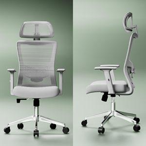 New Product Luxury High <b>Back</b> Executive Office <b>Chair</b> with Lumber <b>Support</b> Swivel Ergonomic Mesh Design Factory Sale - Product Image 4