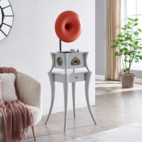Tourne-disque minimaliste pour disques vinyles, stéréo, pour gramophone nostalgique, mini rétro 50, sans fil, fabriqué en Chine