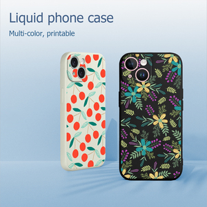 Stock lindo estampado de flores funda de teléfono de silicona a prueba de golpes funda de teléfono celular de silicona suave para <span class=keywords><strong>iPhone</strong></span> 15 Pro Max 14 13 12 11 SE3 - Product Image 4