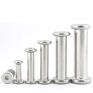 304 acier inoxydable vis à six pans creux attelle de verrouillage vis écrou combinaison Album bout à bout compte livre clou bord chanfrein M3 ~ M10 - Product Image 2