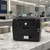 WT-5000 1+1 Compteuse de billets CIS pour devises mixtes (XOF, XAF, PEN, GBP, USD, EURO)