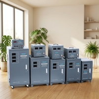 Stabilisateur de tension automatique monophasé 110-250V 5000W 5KVA avec protection complète AVR pour moteur, 220V AC, en cuivre SVC