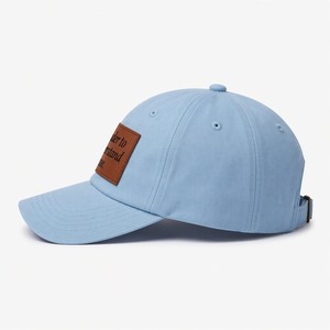 Casquette de baseball 6 panneaux en sergé de polyester avec logo personnalisé, patch en cuir, pour sport en extérieur, vente en gros, commande en gros pour fabricants - Product Image 4