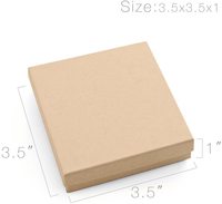 Boîte en papier personnalisée de luxe, pour cadeaux, colliers, bracelets, anniversaire de mariage, tissu velours, 50 pièces