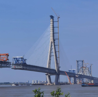 Puente Ferroviario Metálico Prefabricado de Alta Durabilidad, Viga de Acero Reforzado, Ingeniería Personalizada