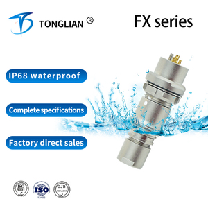 TT FX série 2 4 6 <span class=keywords><strong>8</strong></span> 12 24 32 64 broches connecteur push-pull prise de courant boîtier en acier inoxydable OEM/ODM fabricant d'usine - Product Image 2