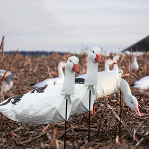 Goose Sock Decoys Realistic Hunting Windsock Decoy Set With Stable <b>Ground</b> <b>Stakes</b> Anti Reflective Matte Bodies and Quick Setup - Product Image 6