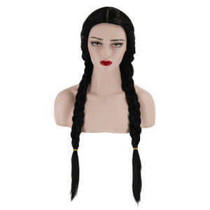 I produttori realizzano una <span class=keywords><strong>parrucca</strong></span> intrecciata doppia sintetica per ragazze nere di alta qualità con <span class=keywords><strong>parrucca</strong></span> a coda di cavallo per capelli del bambino - Product Image 1