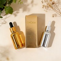 Flacons compte-gouttes en verre vides personnalisés de 10 ml, 20 ml, 30 ml pour cosmétiques haut de gamme, huiles essentielles, sérums et liquides – Vente en gros