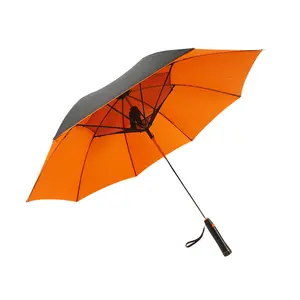 Ngoài trời đa chức năng UV bảo vệ Golf Umbrella với fan hâm mộ