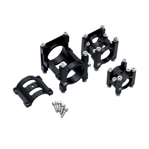 Adaptateur en alliage d'aluminium RJXHOBBY RJX 16/20/25 mm pour bras de drone, fixation du moteur, connecteur de tube (noir) - Product Image 4