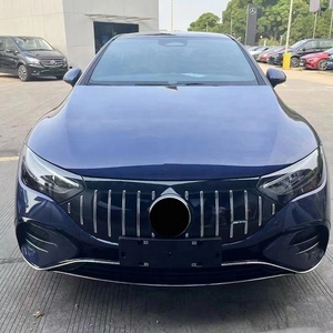 กระจังหน้า ABS สำหรับ Mercedes Benz EQE Class W295 ปี 2022 2023 รุ่น EQE350 EQE500 EQE43 <span class=keywords><strong>53</strong></span> สีดำเงาโครเมียมแบบตาข่าย - Product Image 6