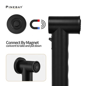 PINEBAY, новинка, модные аксессуары для ванной комнаты, аксессуары для туалета, настенный кран, набор для женщин, ручной распылитель для биде - Product Image 4