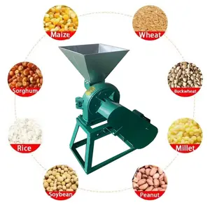 Molinillo doméstico/comercial, molinillo de grano de maíz seco y húmedo, máquina de harina de trigo, máquina de harina