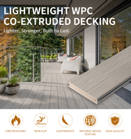Plancher en composite bois-plastique ASA sans joint, design direct d'usine MexyTech, revêtement en bois composite, terrasse solide