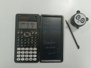 Clamshell Protect Display Tablet Calculator 240 Bloc-notes multifonctionnel <span class=keywords><strong>Calculatrice</strong></span> scientifique Dessin d'écriture pour enfants - Product Image 4