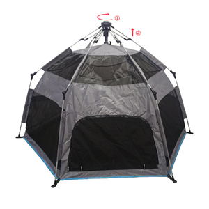 JWS-116 Custom Outdoor Kinder Camping spielen Zelt Kind Sechseck Babybett automatische Pop-up-Zelt - Product Image 3
