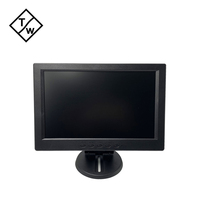 Nuevo Monitor de escritorio con panel LED de 12 pulgadas Resolución de 1280*800 Puertos VGA HD AV BNC