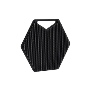 Zenara Modern Hexagon Silicone Body <b>Scrubber</b> Exfoliating Shower Brush 0.045kg for Children <b>Bath</b> Massage Tool - Product Image 1