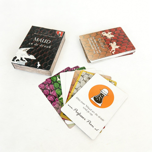 Aangepaste kaarten in verschillende talen, interessante spelkaarten, aanmoedigende kaartspellen, positieve kaarten - Product Image 5